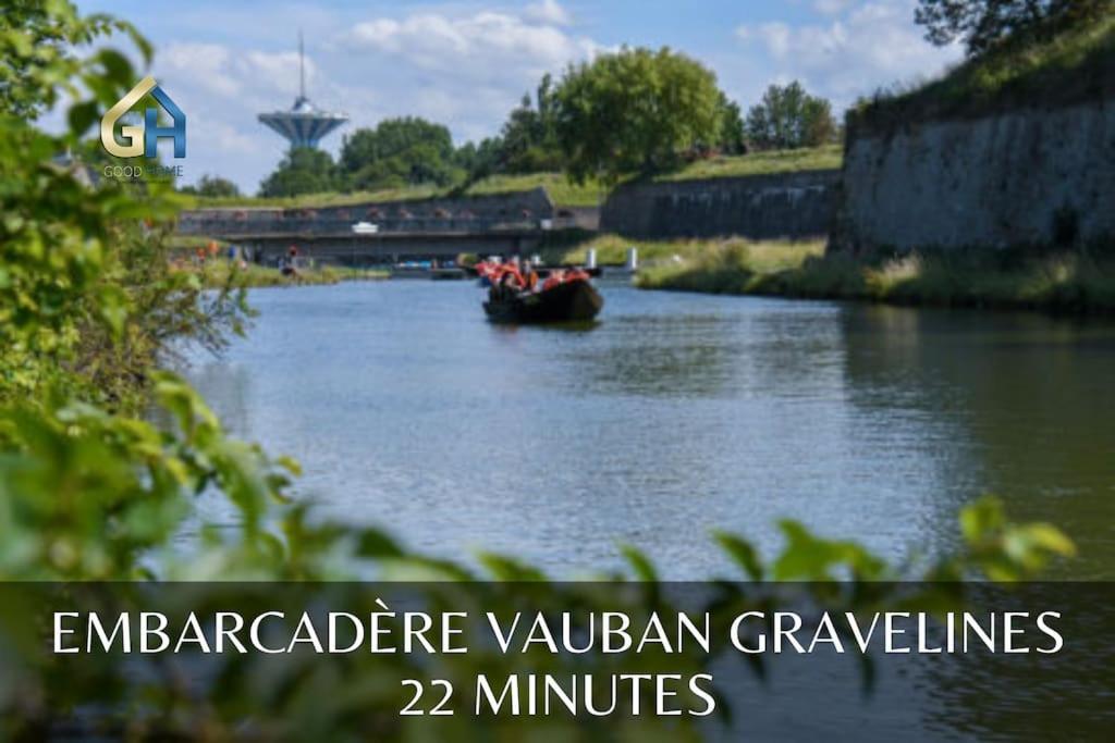 *Villa Marine*La Vigie - Duplex Coudekerque-Branche Luaran gambar