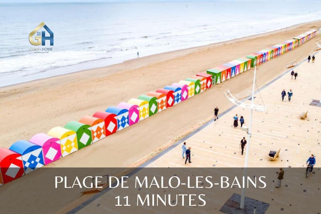 *Villa Marine*La Vigie - Duplex Coudekerque-Branche Luaran gambar