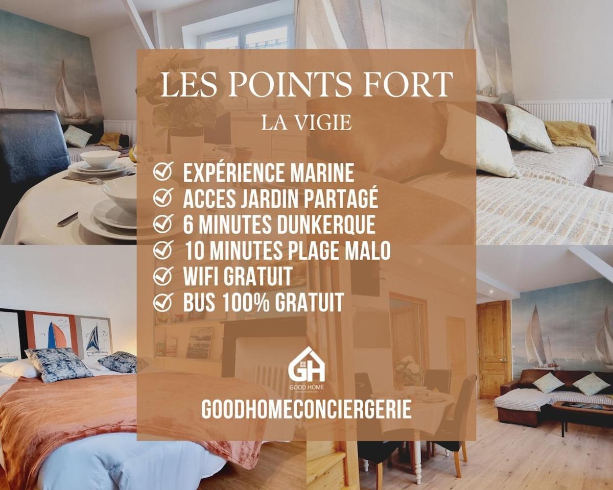 *Villa Marine*La Vigie - Duplex Coudekerque-Branche Luaran gambar